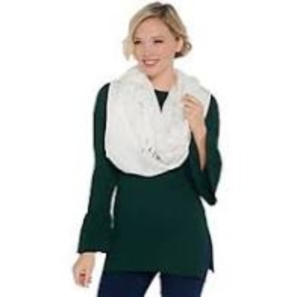 Susan Graver 74" X 27" Jacquard Oblong Scarf NEW